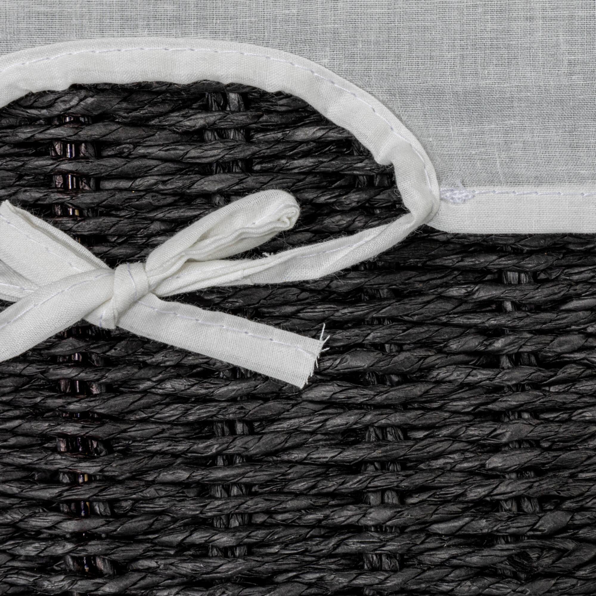 Paper Rope Wicker Basket Set